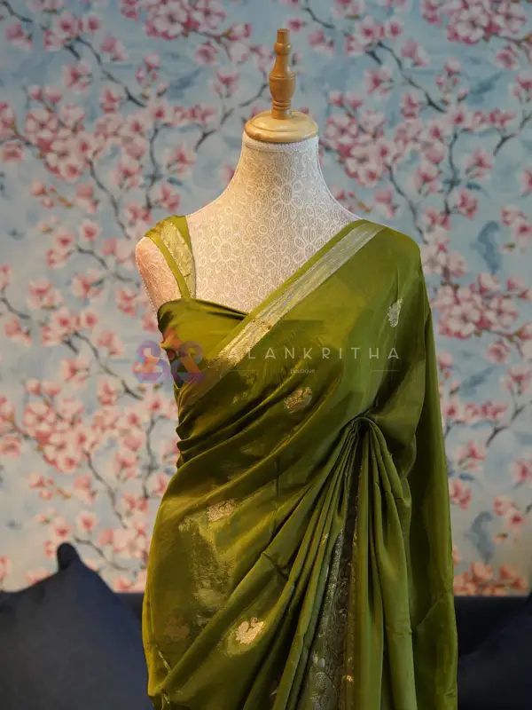 Viscose Russian Silk Saree