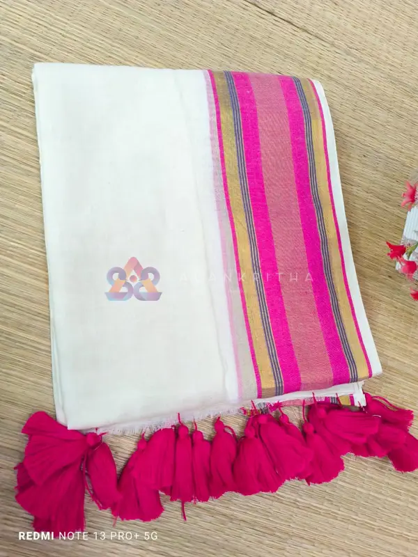 Aavani Pure Mul Cotton Festive Saree