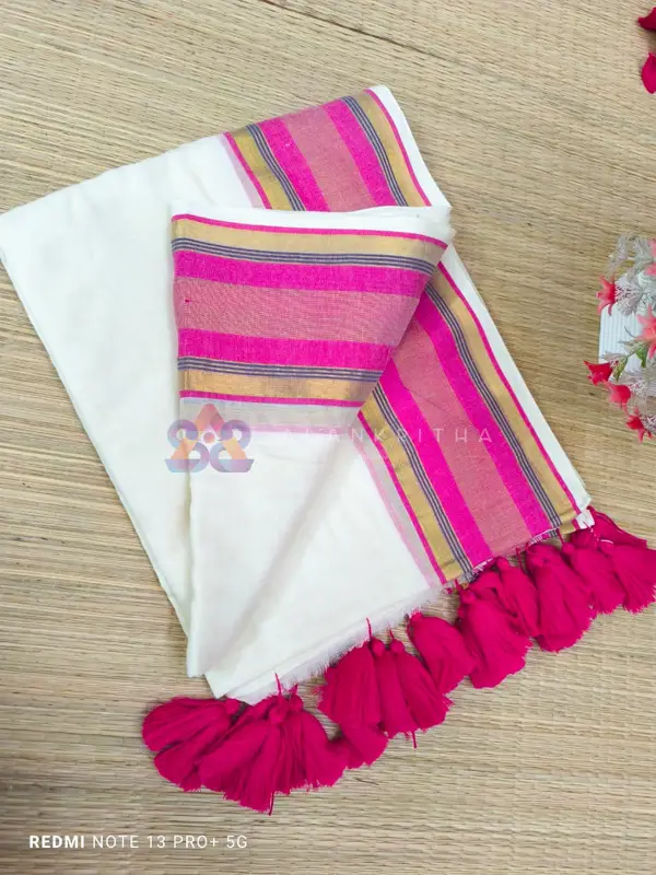 Aavani Pure Mul Cotton Festive Saree