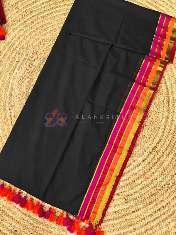 Sunrise Bloom Pure Mul Cotton Saree