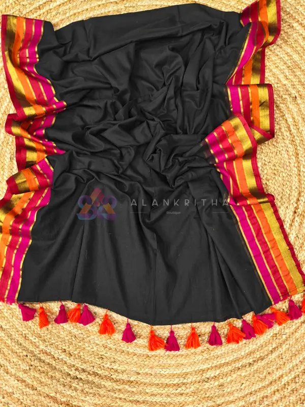 Sunrise Bloom Pure Mul Cotton Saree
