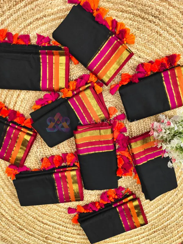Sunrise Bloom Pure Mul Cotton Saree