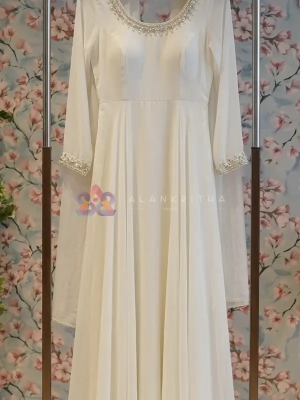 Flared umbrella anarkali