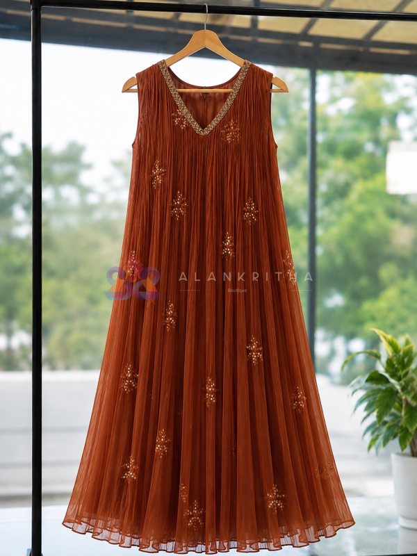 Pleated Anarkali