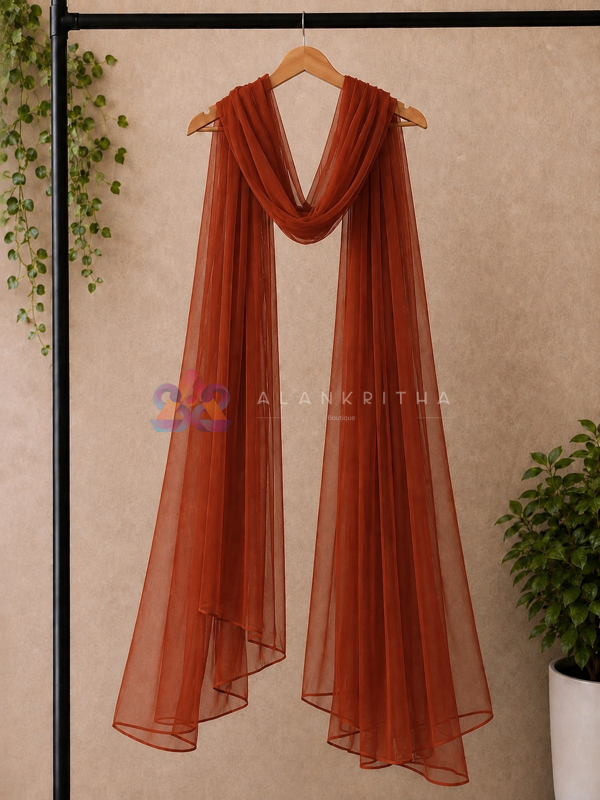 Brown Dupatta