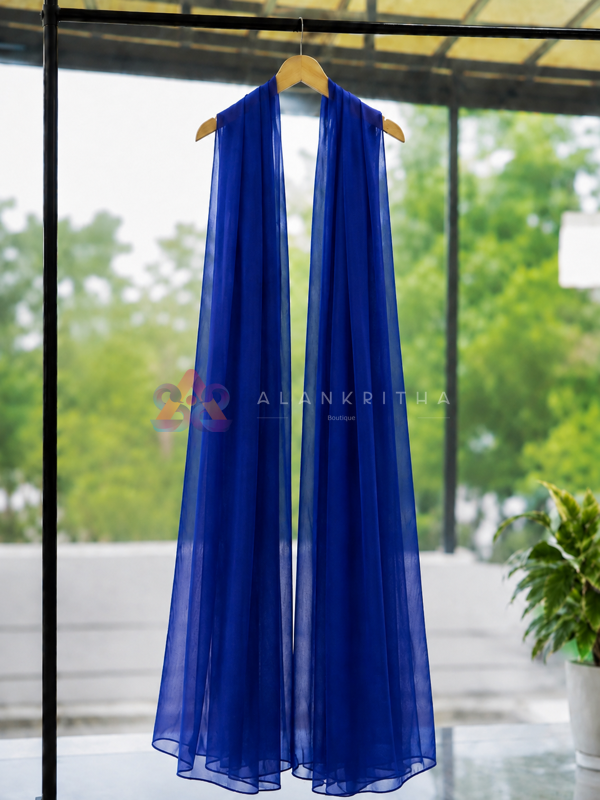 Royal Blue Dupatta