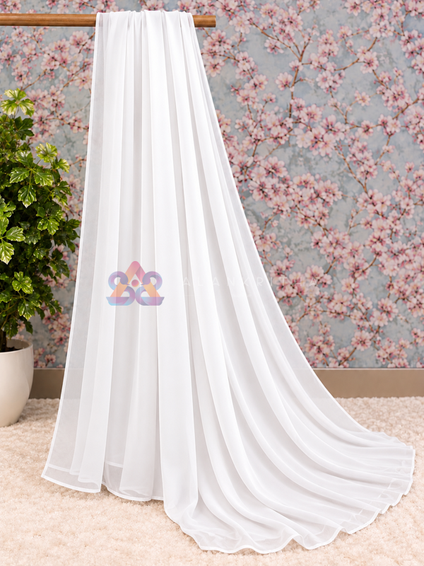 White Dupatta
