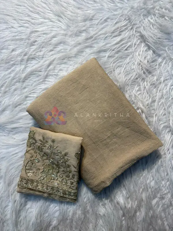 Rangoli Silk Saree with Embroidered Blouse