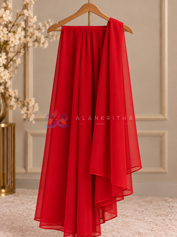 Ruby Noel Red Dupatta