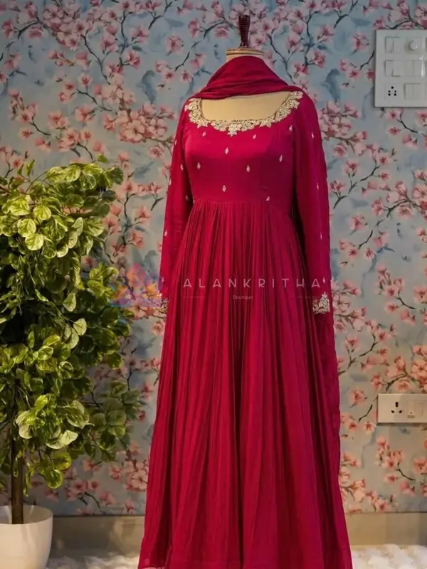 Magenta Anarkali
