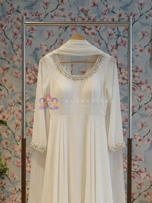 Flared umbrella anarkali