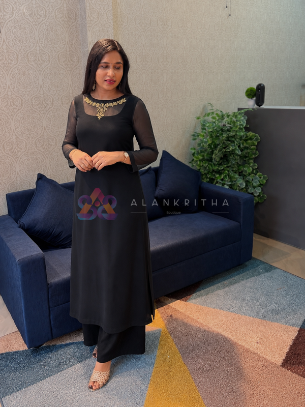 Classic Embroidered Suit Set