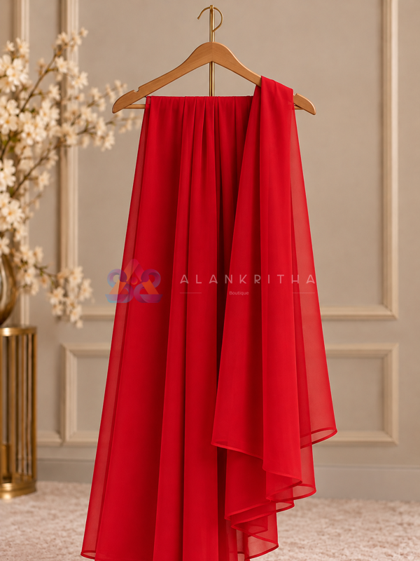 Ruby Noel Red Dupatta