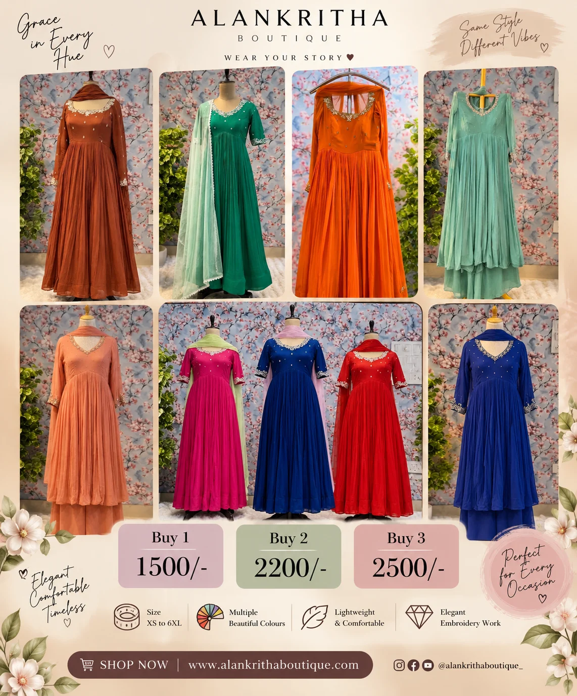 Alankritha Boutique special dress offer